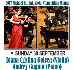 Michael Hill Violin Competition winner with Sydney International Piano Competition winner